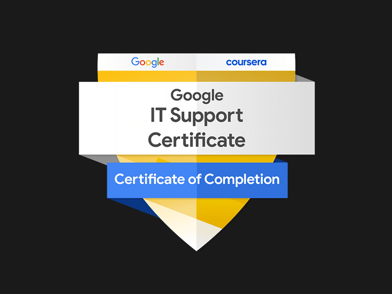 Google IT Support Professional Certificate